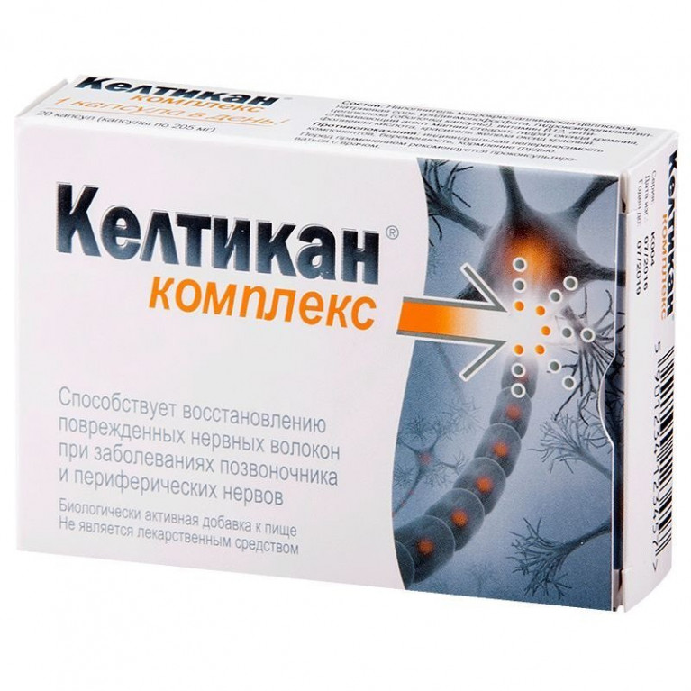 Келтикан комплекс капсулы 205 мг №20