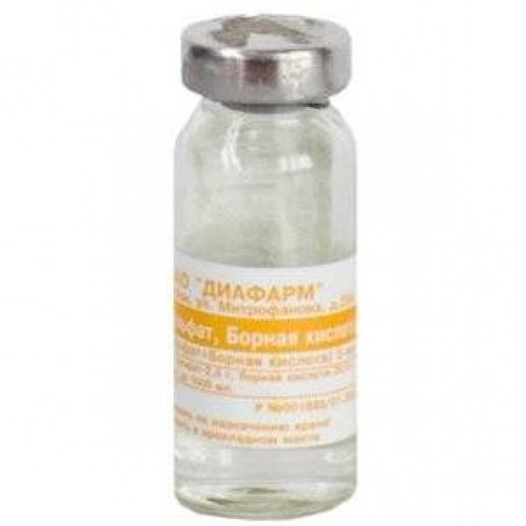 Цинка сульфат-диа капли глазные 0,25% 10 мл