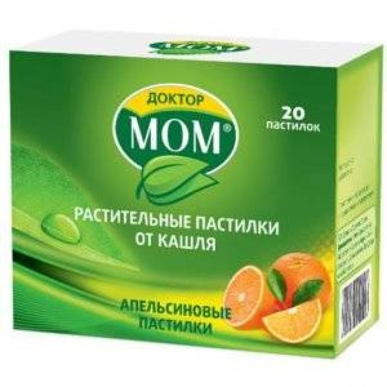 Доктор МОМ пастилки №20/апельсин/