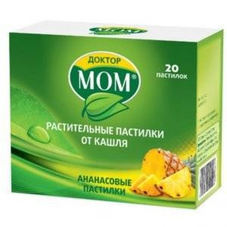 Доктор МОМ пастилки №20/ананас/
