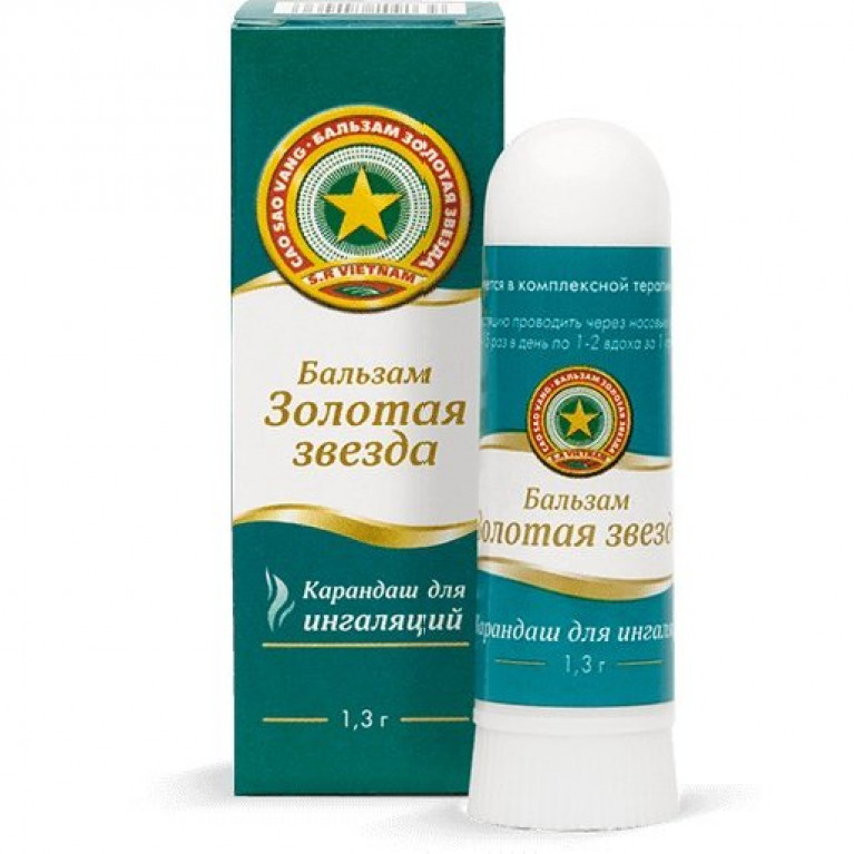 Золотая звезда бальзам 1,3 г/карандаш/