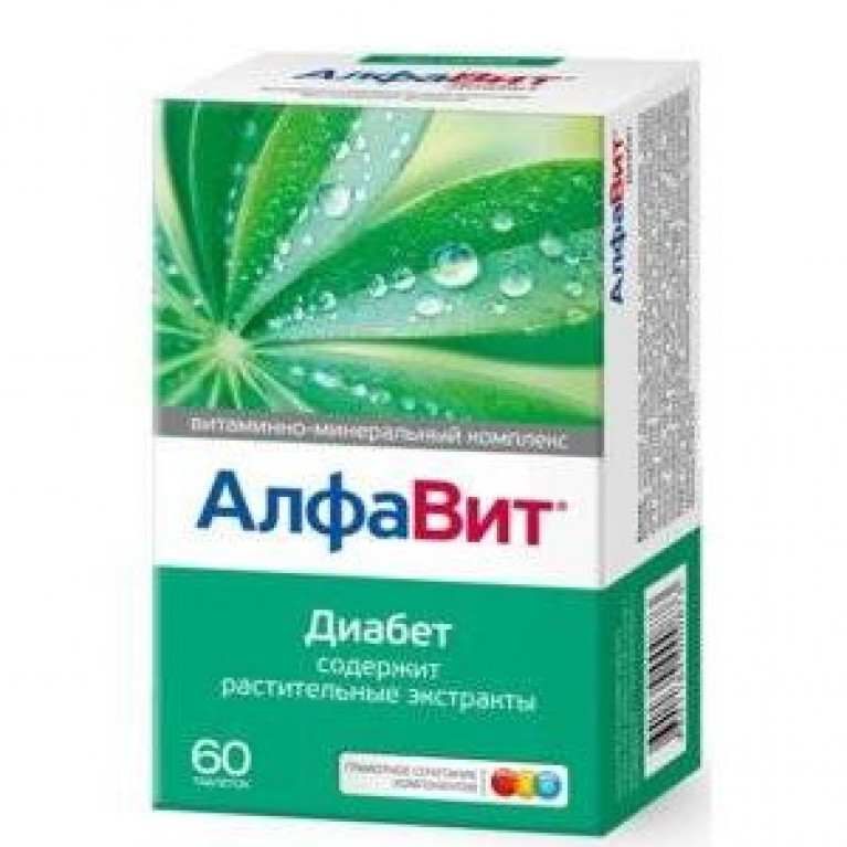 Алфавит Диабет таблетки 60 шт.