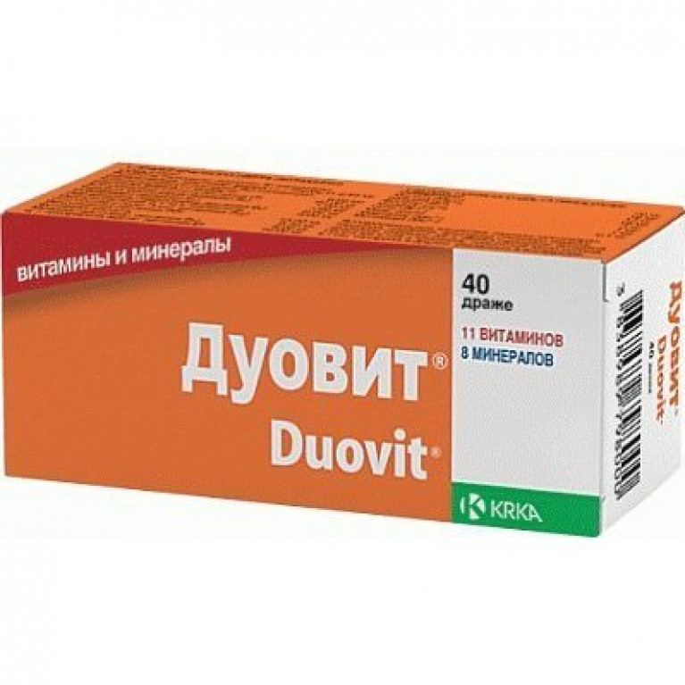 Дуовит драже 40 шт