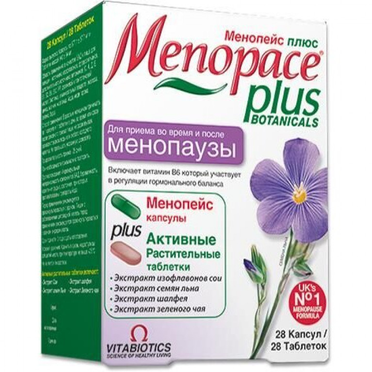 Менопейс плюс капсулы 28 шт.+таблетки 28 шт.