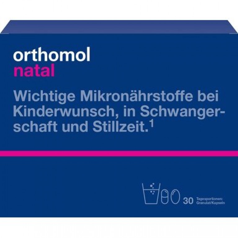 Ортомол Натал порошок/капсулы+капсула №30/30