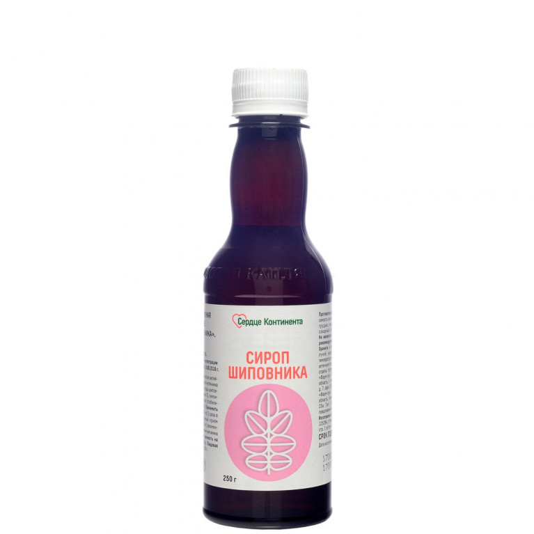 Сироп шиповника Сердце Континента флакон 250 мл