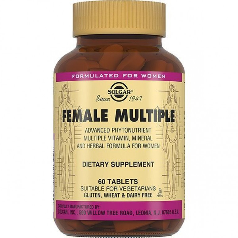 Солгар мультивитаминный и минеральный комплекс для женщин таблетки №60