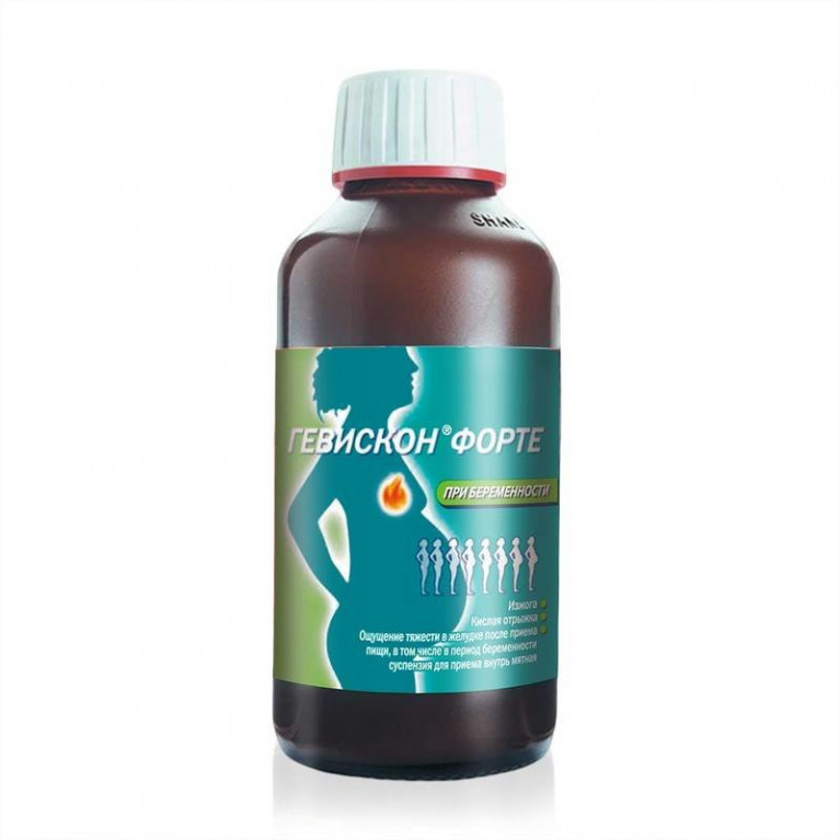 Гевискон форте суспензия 150 мл/мята/