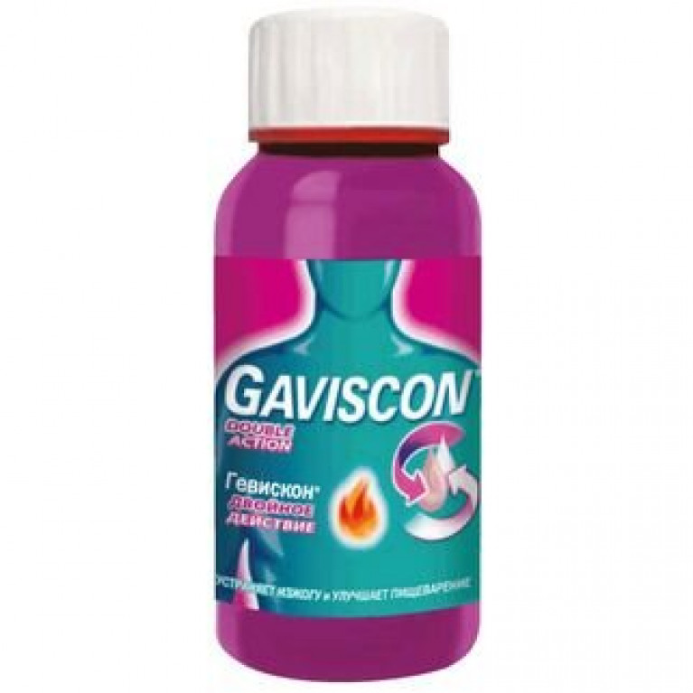 Гевискон Двойное действие суспензия для приема внутрь флакон 150 мл