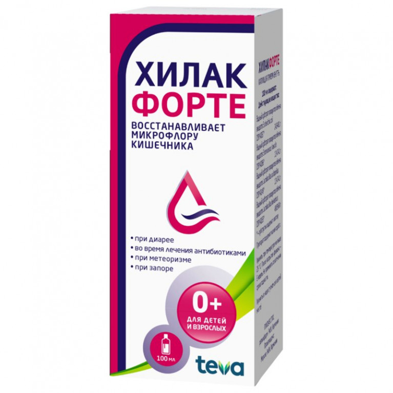 Хилак Форте капли для приема внутрь флакон 100 мл