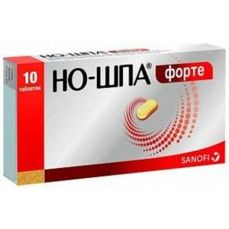 Но-шпа Форте таблетки 80 мг 10 шт.