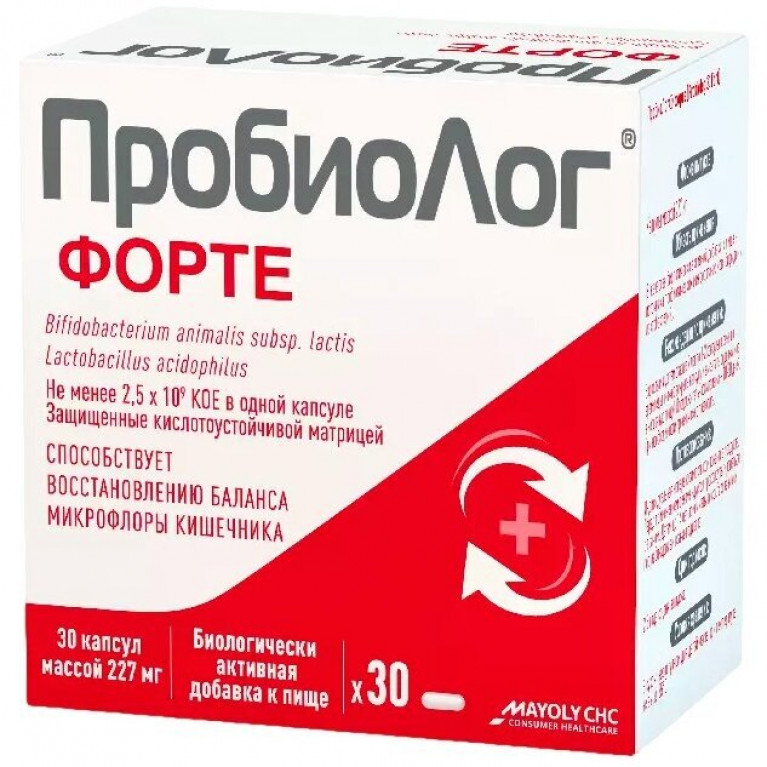 ПробиоЛог форте капсулы 30 шт.