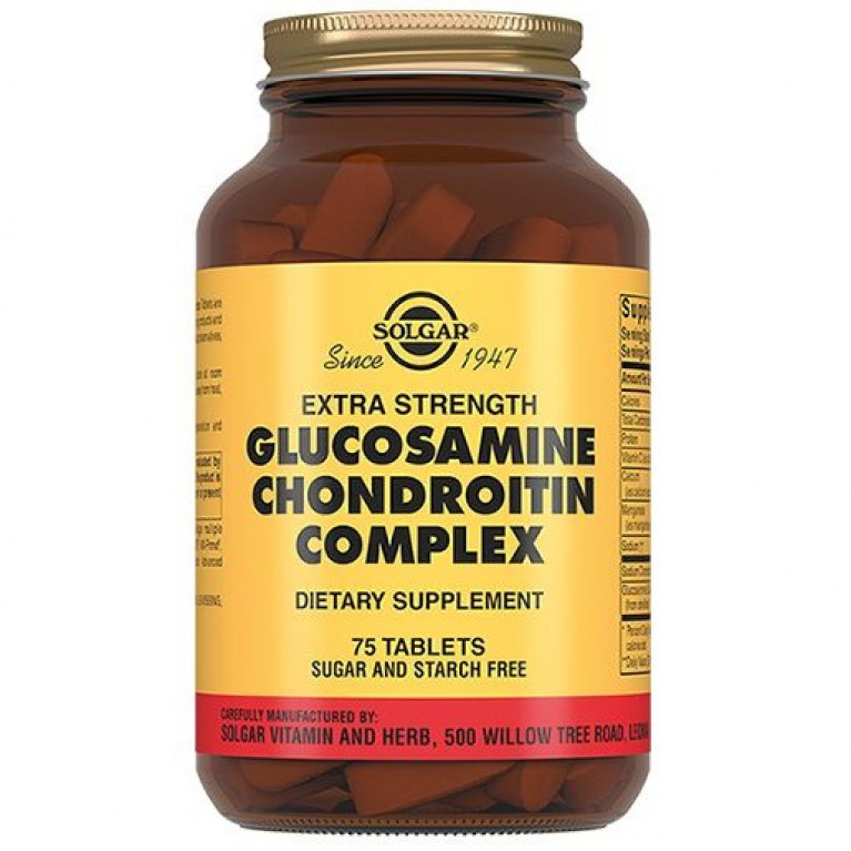Солгар комплекс глюкозамин и хондроитин плюс таблетки №75