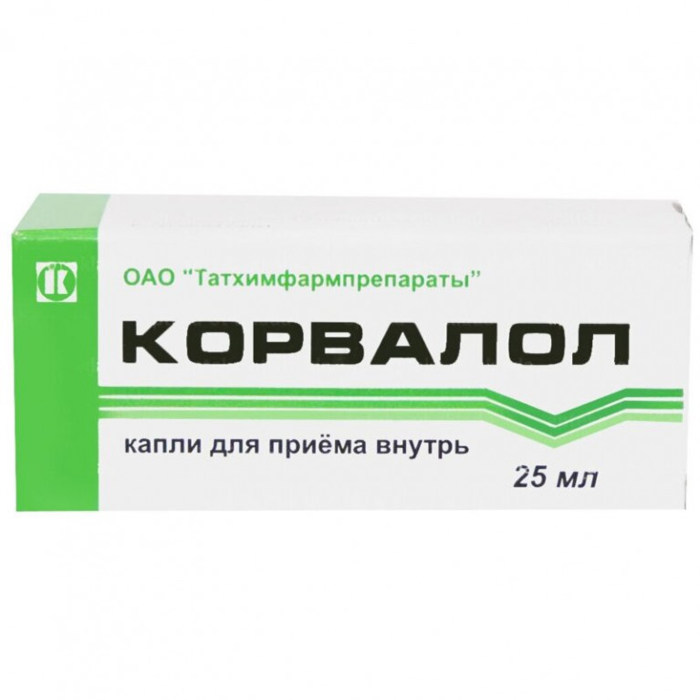 Корвалол капли для приема внутрь флакон 25 мл/Татхимфармпрепараты/