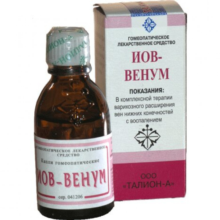 Иов-Венум, капли гомеопат. 25мл
