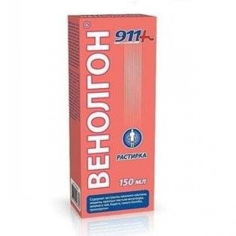 911 Веналгон растирка для ног венотонизирующая 150 мл