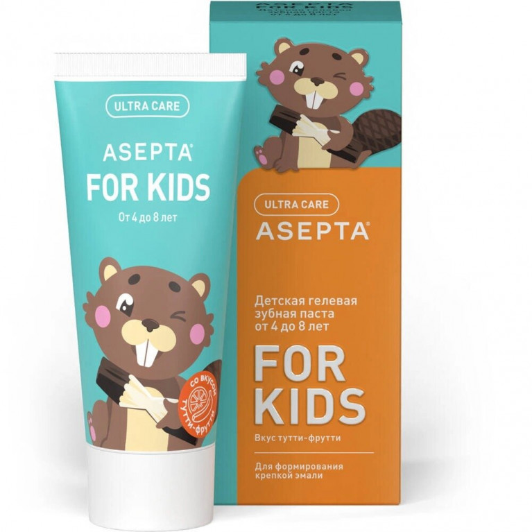 Асепта паста зубная детская кидс от 4-8 лет 50 мл