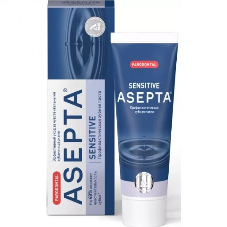 Асепта паста зубная сенситив 75 мл