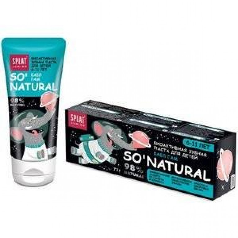 Сплат зубная паста джуниор бабл гам 6-11 лет 73 г