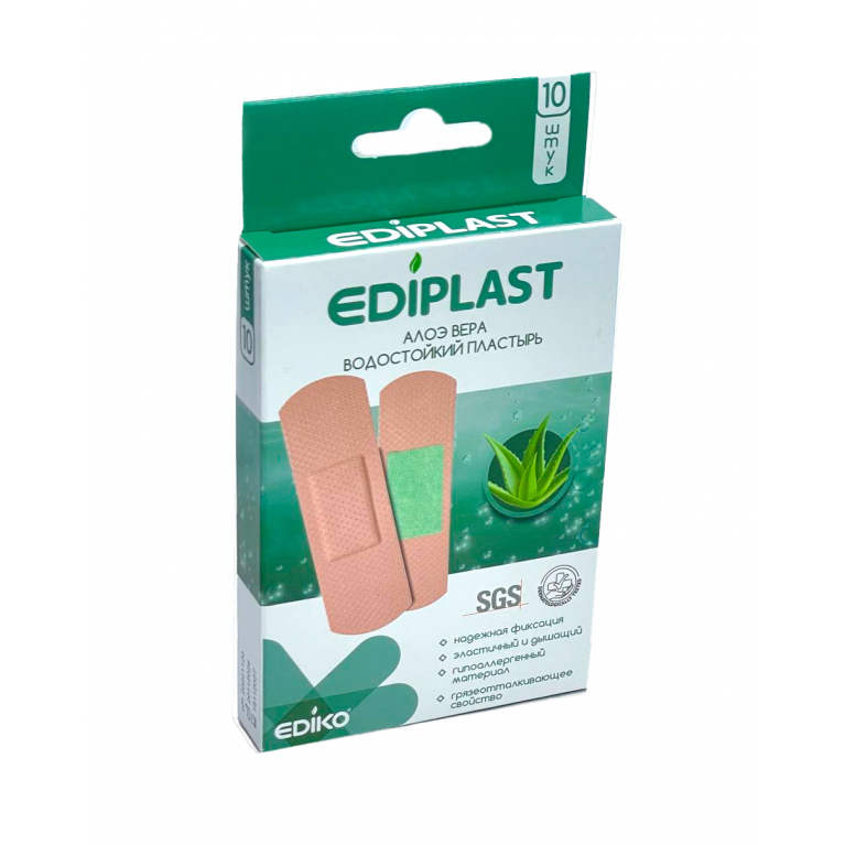 Лейкопластырь Медрулл пластыри Алоэ вера №10