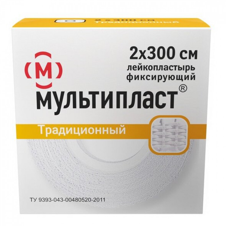 Лейкопластырь 2*300/мультипласт/
