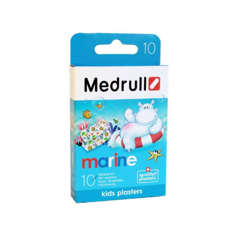 Лейкопластырь Медрулл пластыри Кидс Марин №10