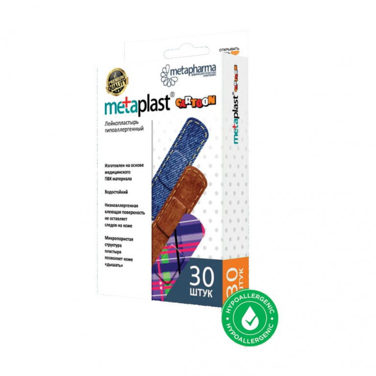 Лейкопластырь Метапласт джинсы №30/Cartoon/