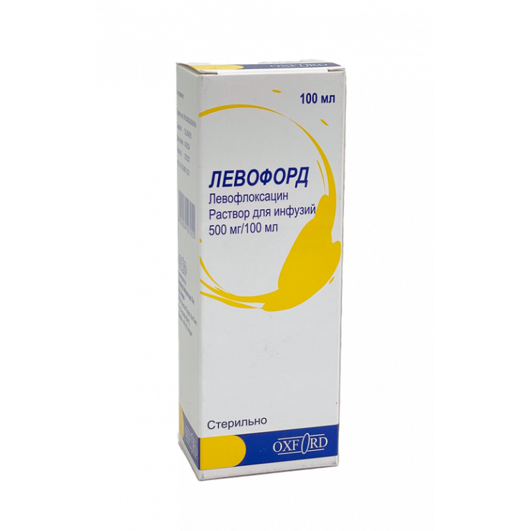 Левофорд раствор 500 мг/100 мл №1