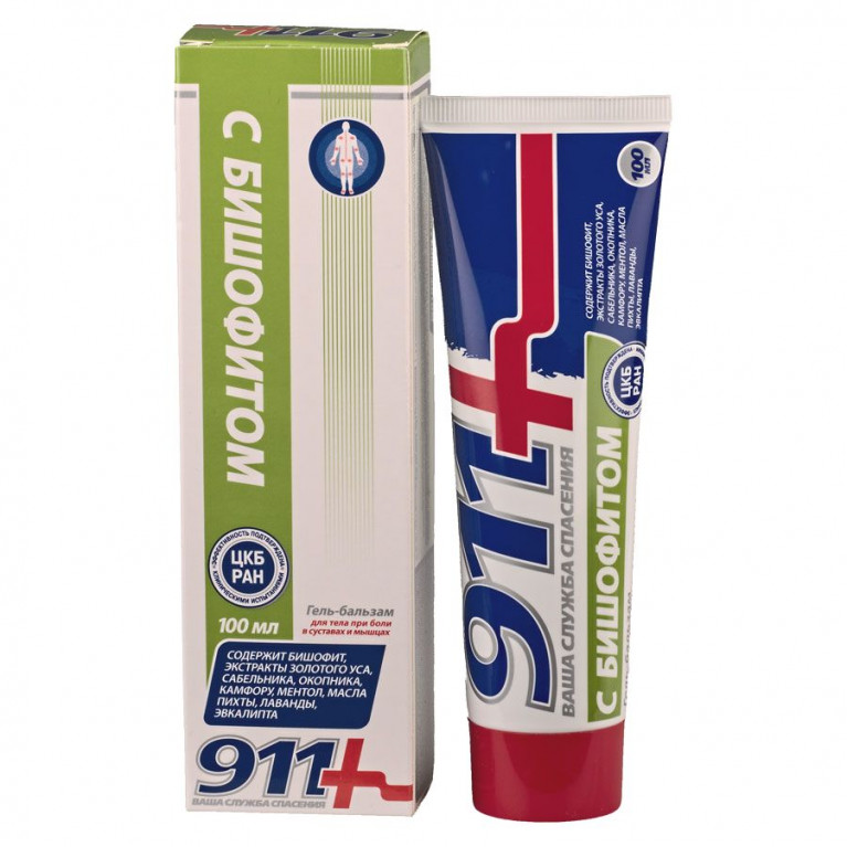 911 С Бишофитом гель 100 мл