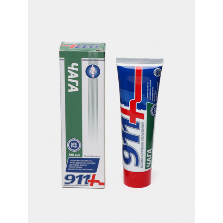 911 Чага гель-бальзам для суставов 100 мл