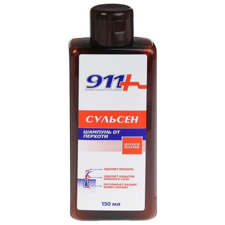 911 Сульсен шампунь 150 мл
