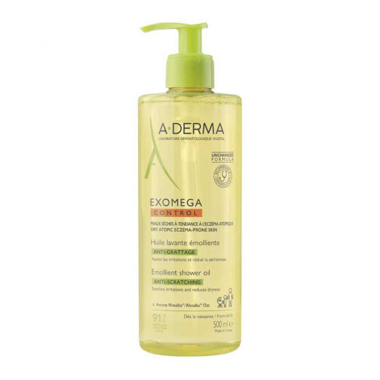А-дерма эксомега контрол масло смягчающее для душа 500 мл