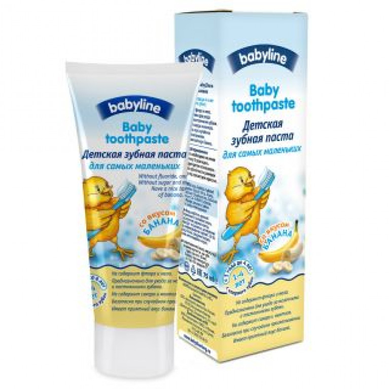 Бейбилайн детская зубная паста в ассортименте 75 мл