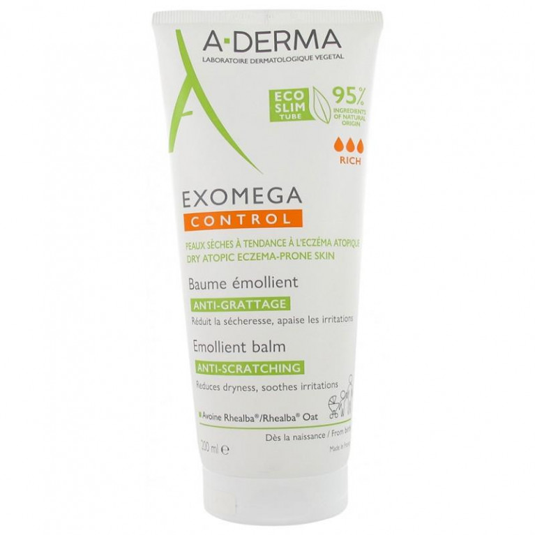 А-дерма эксомега контрол бальзам 200 мл